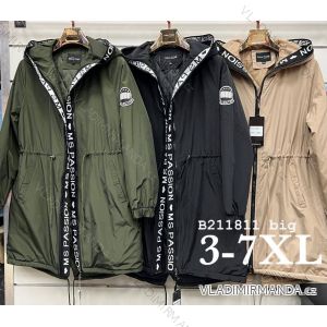 Women's Plus Size Spring Hooded Parka Jacket (3XL-7XL) POLISH FASHION PMLB23B211811B