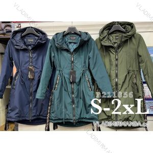 Extended spring jacket with hood for women (S-2XL) POLISH FASHION PMLB23B211856