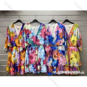 Women's Summer Long Sleeve Dress (S/M ONE SIZE) ITALIAN FASHION IMWGS23175