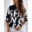 Women's Long Sleeve Bomber Jacket (S/M/L ONE SIZE) ITALIAN FASHION IMWD23470