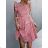 Women's Sleeveless Ruffle Summer Dress (S/M ONE SIZE) ITALIAN FASHION IMWD23471