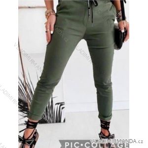 Women's Long Stretch Pants (S/M ONE SIZE) ITALIAN FASHION IMWA23497