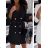Summer long sleeve flowered women's dress (UNI S / L) ITALIAN FASHION IMK20150