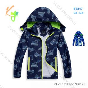 Children's boy's hooded jacket (98-128) KUGO B2837