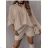 Women's Elegant Long Sleeve Blouse/Tunic (S/M/L ONE SIZE) ITALIAN FASHION IMWB22245