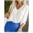 Women's Elegant Long Sleeve Blouse/Tunic (S/M/L ONE SIZE) ITALIAN FASHION IMWB22245