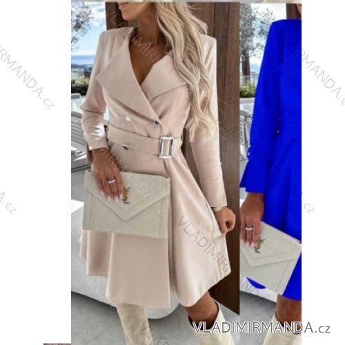 Summer long sleeve flowered women's dress (UNI S / L) ITALIAN FASHION IMK20150