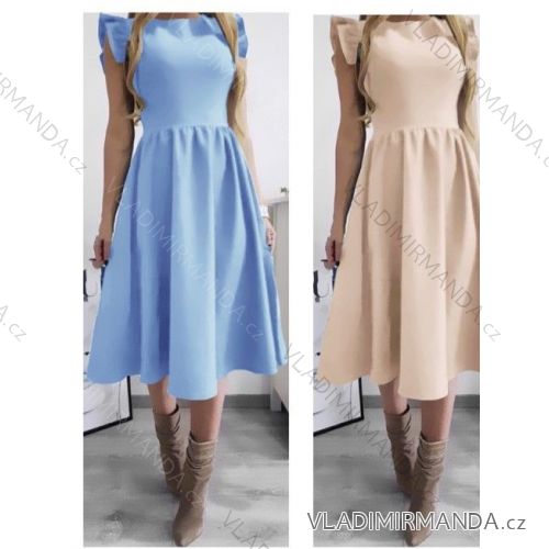 Women's Summer Short Sleeve Dress (S / M ONE SIZE) ITALIAN FASHION IMWB22017