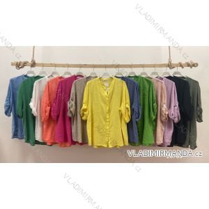 Women's Long Sleeve Shirt (S/M ONE SIZE) ITALIAN FASHION IMWP2320753