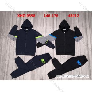 Youth boy's set of hooded sweatshirt with zip and sweatpants (146-176) ACTIVE SPORT ACT22XHZ-0691