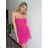 Women's Elegant Sleeveless/Strap Dress (S/M ONE SIZE) ITALIAN FASHION IMPBB23A37641