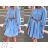 Women's Long Sleeve Shirt Dress (S/M ONE SIZE) ITALIAN FASHION IMPBB23K10427
