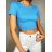 Women's Short Sleeve Crop Top (S/M ONE SIZE) ITALIAN FASHION IMPBB23W2221