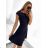 Women's Elegant Summer Lace Sleeveless Dress (S/M ONE SIZE) ITALIAN FASHION IM923050/DU S/M Mint