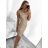 Women's Elegant Long Party Sparkly Sequin Strapless Dress (S/M ONE SIZE) ITALIAN FASHION IMWY224032