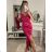 Women's elegant evening dress with straps (S/M ONE SIZE) ITALIAN FASHION IM3222IM322MONICA0 -   Dark turquoise
,   S/M