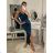 Women's elegant evening dress with straps (S/M ONE SIZE) ITALIAN FASHION IM3222IM322MONICA0 -   Dark turquoise
,   S/M