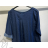 Women's 3/4 Long Sleeve Long Dress (S/M ONE SIZE) ITALIAN FASHION IMPLM2329530