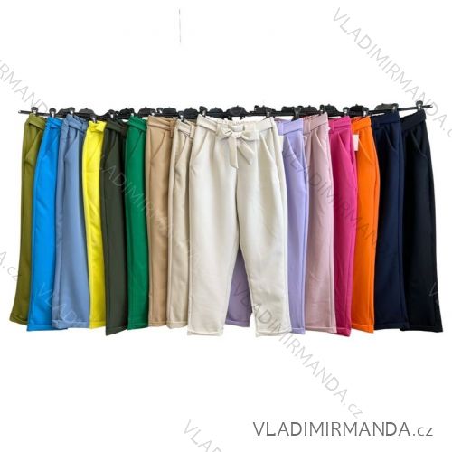 Women's Long Pants with Belt (S/M ONE SIZE) ITALIAN FASHION IMPLM2399680