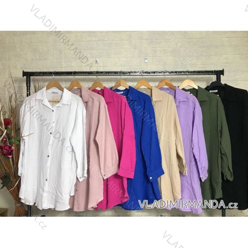 Women's Long Sleeve Shirt (S/M ONE SIZE) ITALIAN FASHION IMPGM234572