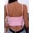 Women's Strappy Crop Top (S/M ONE SIZE) ITALIAN FASHION IMPBB24Y1851