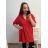Shirt extended 3/4 long sleeve women's (L/XL/2XL ONE SIZE) ITALIAN FASHION IM423025