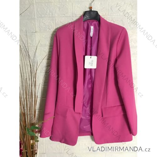 Women's long sleeve jacket (S-XL) ITALIAN FASHION IMPGM237650-06 pink S