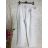 Women's long pants with belt (S-XL) ITALIAN FASHION IMPGM237884-02 pink S