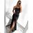 Women's long elegant strapless dress (S/M ONE SIZE) ITALIAN FASHION IMPGM2310505