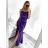 Women's long elegant strapless dress (S/M ONE SIZE) ITALIAN FASHION IMPGM2310505/DU