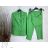 Women's elegant pants, jacket and top set (S-XL) ITALIAN FASHION IMPGM233790-03 pink S