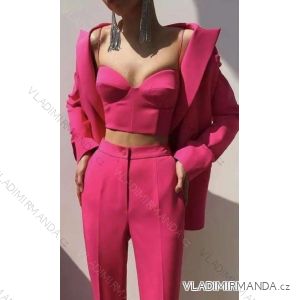Women's Elegant Pants, Jacket and Top Set (S-XL) ITALIAN FASHION IMPGM233790-05