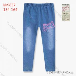 Jeans Leggings denim thin youth girl (134-164) KUGO KK9857