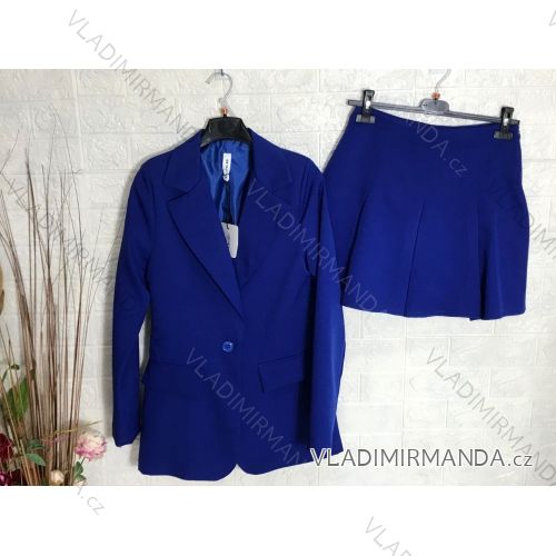 Šaty letní na ramínka dámské (S/M ONE SIZE) ITALSKÁ MÓDA IMPBB22B21841 Royal blue M