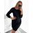 Classic Warm Long Sleeve Dress Women's (L / XL ONE SIZE) ITALIAN FASHION IMD211121 S/M Brown