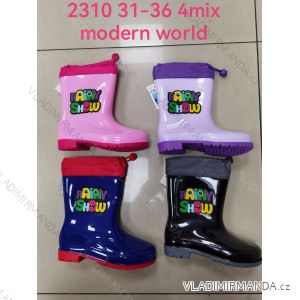 Rubber boots children's youth girls and boys (31-36) MODERN WORLD OBMW232310