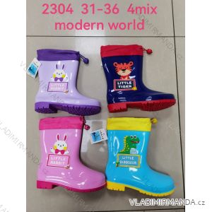 Rubber boots children's youth girls and boys (31-36) MODERN WORLD OBMW232304