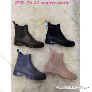 Women's low rubber boots (36-41) MODERN WORLD OBMW232303