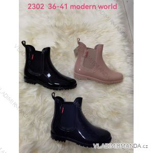 Women's low rubber boots (36-41) MODERN WORLD OBMW232302