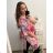 Oversize Tunic 3/4 Long Sleeve Women Plus Size (3XL/4XL ONE SIZE) ITALIAN FASHION IMC23140