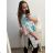 Oversize Tunic 3/4 Long Sleeve Women Plus Size (3XL/4XL ONE SIZE) ITALIAN FASHION IMC23140