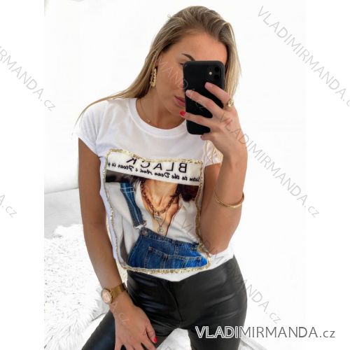 T-shirt short sleeve women (UNI S-M) ITALIAN FASHION IMM20330