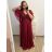 šaty plesové elegantní společenské krátký rukáv dámské nadrozměr (XL/2XL ONE SIZE) ITALSKÁ MÓDA IMM22688 2XL/3XL black