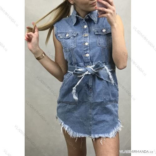 Ladies' Strapless Dress (XS-XL) M.SARA IM920E1111 blue S