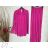 Women's Long Sleeve Long Pants and Shirt Set (S-XL) ITALIAN FASHION IMPGM2322496-09 Pink S