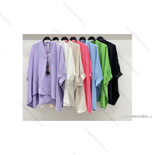Women's Long Sleeve Pendant Tunic (S/M ONE SIZE) ITALIAN FASHION IMPDY23HUAX23076