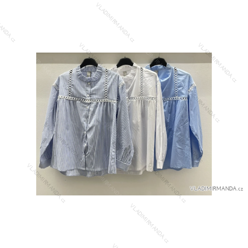 Women's Long Sleeve Shirt (S/M ONE SIZE) ITALIAN FASHION IMPDY23FEH2061