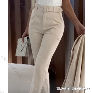 Women's Long Pants With Belt (S/M ONE SIZE) ITALIAN FASHION IMPDY23MDUE22127