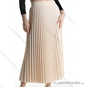 Women's Long Pleated Skirt (S/M ONE SIZE) ITALIAN FASHION IMPDY23MDUE221168