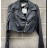 Women's Long Sleeve Leather Jacket (S/M ONE SIZE) ITALIAN FASHION IMPDY231SSH8223